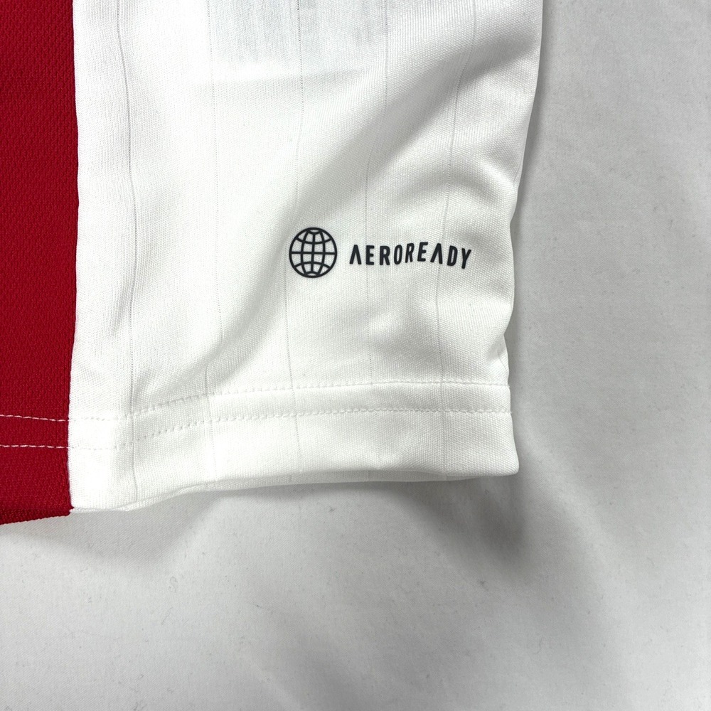 New adidas Ajax Amsterdam Home Soccer Jersey Men's Size Medium Red/White NWT - Picture 7 of 9